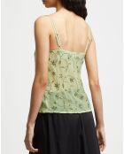 Top Sardena vert/jaune