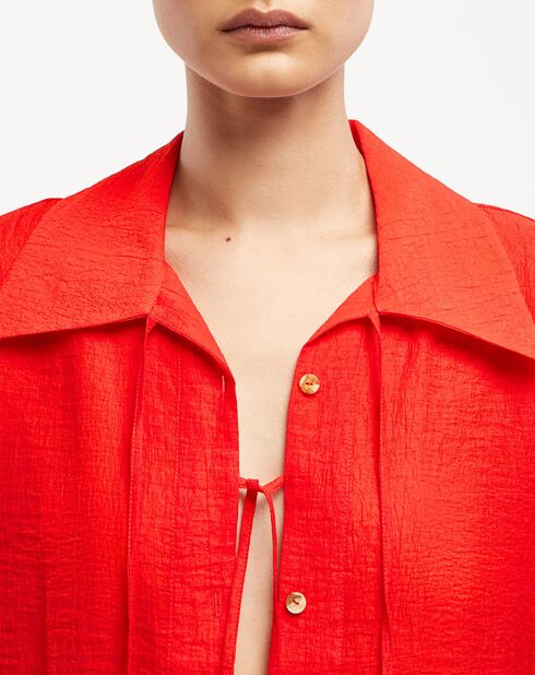 Chemise Saskia rouge