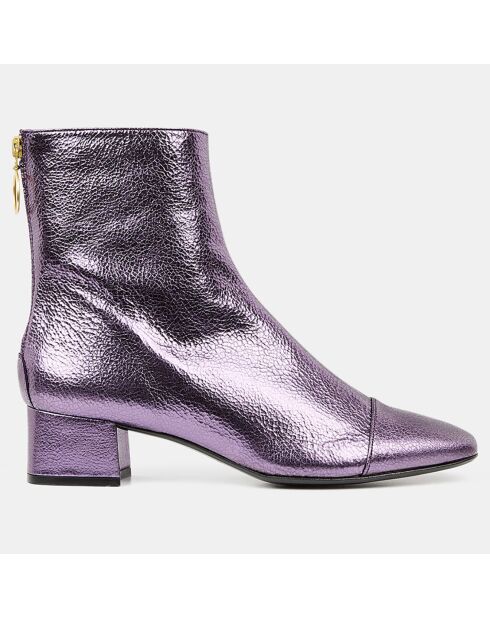 Boots en Cuir Solpo violettes