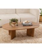 Table basse Oval luth - 120x60x40 cm