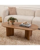 Table basse Oval luth - 120x60x40 cm