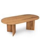 Table basse Oval luth - 120x60x40 cm