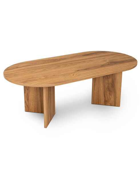 Table basse Oval luth - 120x60x40 cm