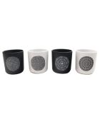 Service complet en Porcelaine  Yucatan noir  - 55 pièces