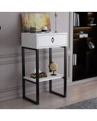 Console Valanti blanche - 50x90x35.3 cm
