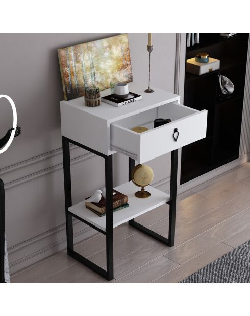 Console Valanti blanche - 50x90x35.3 cm