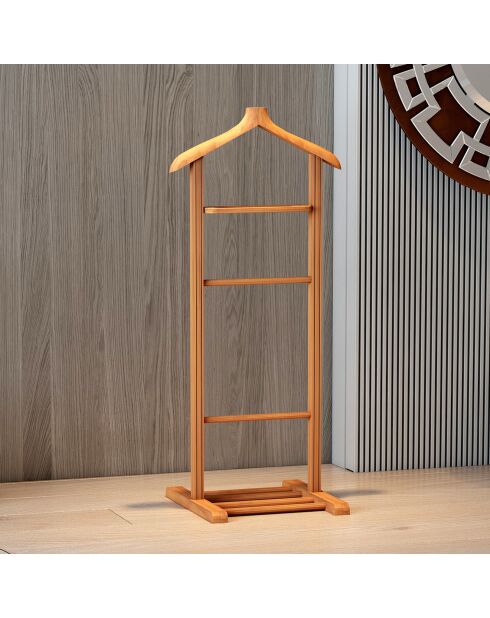 Valet Beta noyer - 33.5x120x46 cm
