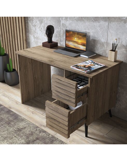 Bureau FRN noyer - 120x75x60 cm