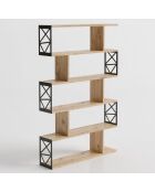 Bibliothèque FRN pin - 90x138x20 cm