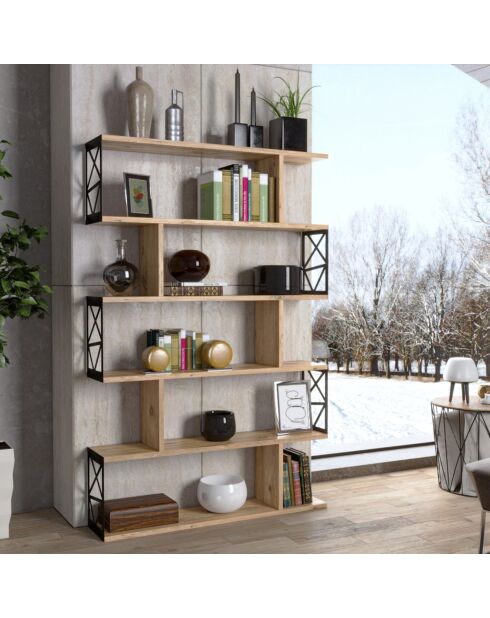 Bibliothèque FRN pin - 90x138x20 cm