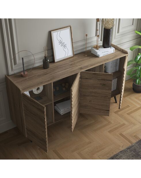 Buffet FRN noyer - 180x92x44 cm