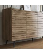 Buffet FRN noyer - 180x92x44 cm