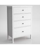 Commode FRN bois/blanc - 77x112x40 cm