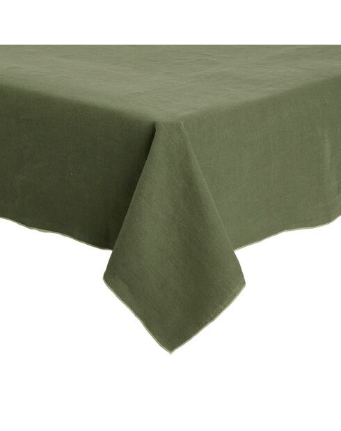 Nappe 100% Lin Venise kaki