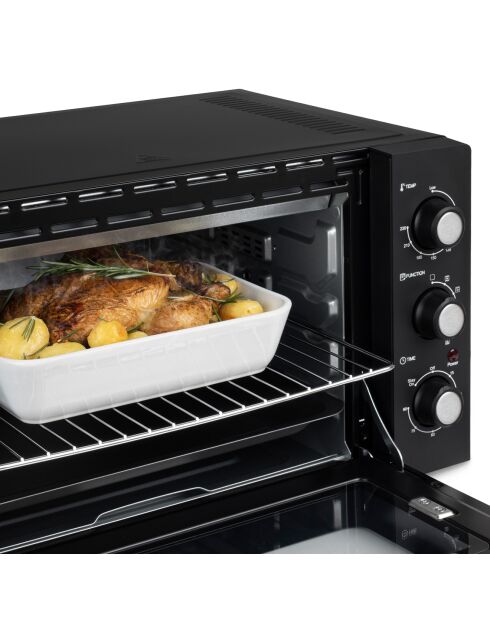 42L grijs/zwarte elektrische oven - 2000W