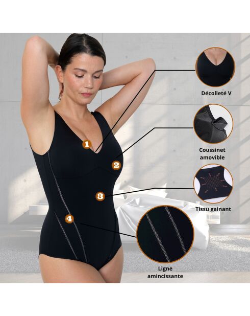 Maillot de bain 1 Pièce gainant Sublissimy noir