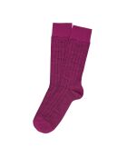 Chaussettes en Laine mélangée prune