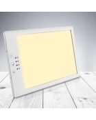 Miroir lumineux blanc - 17.8x24.9x0.1 cm
