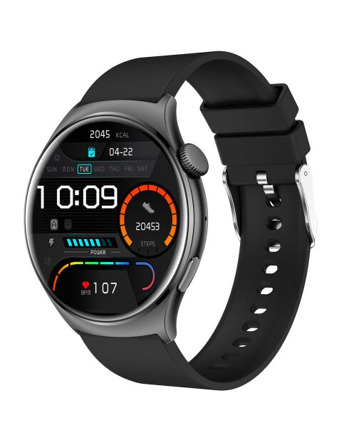 Montre connectée  AMOLED - Edition Amnésia  noire