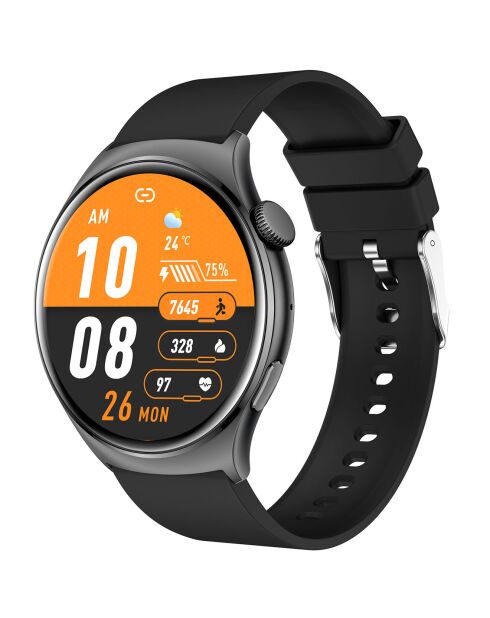 Montre connectée  AMOLED - Edition Amnésia  noire
