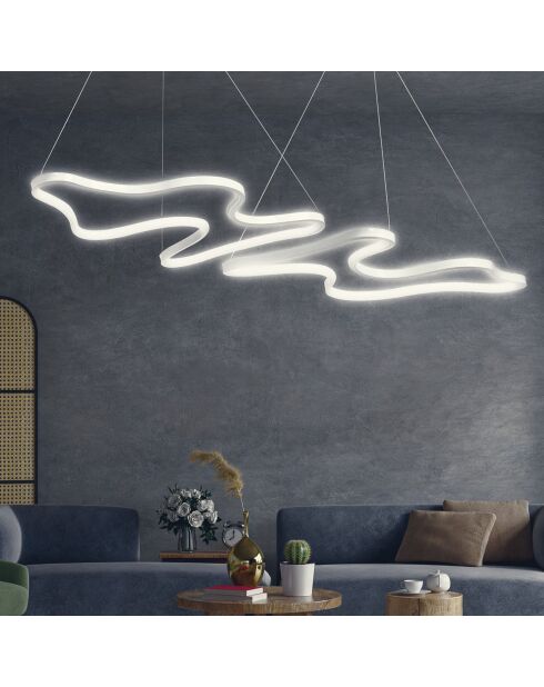 Lustre Duple blanc - 35x46 cm