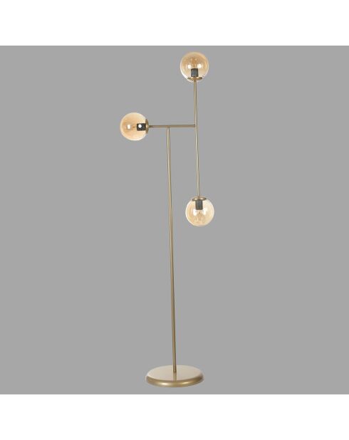 Lampadaire Favori ambre/doré - 45x30 cm