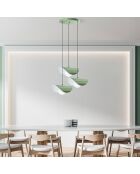 Lampadario verde Vatoz - 40x25x15 cm