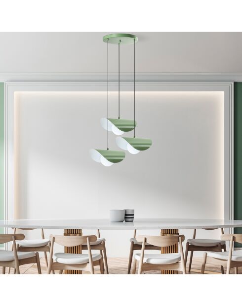 Lampadario verde Vatoz - 40x25x15 cm