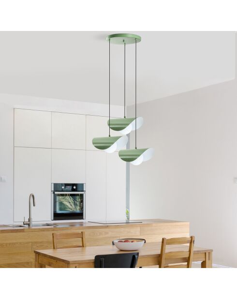 Lampadario verde Vatoz - 40x25x15 cm