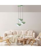 Lampadario verde Vatoz - 40x25x15 cm