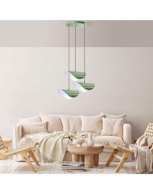 Lampadario verde Vatoz - 40x25x15 cm