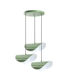 Lampadario verde Vatoz - 40x25x15 cm