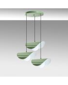 Lampadario verde Vatoz - 40x25x15 cm