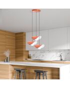 Lampadario arancione Vatoz - 40x25x15 cm