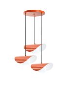 Lampadario arancione Vatoz - 40x25x15 cm