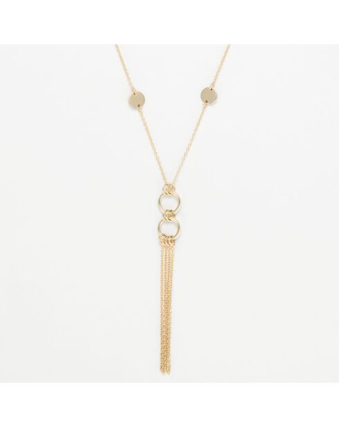 Haar geelgouden halsketting