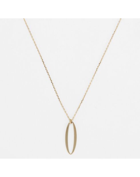 Collier Saba or jaune