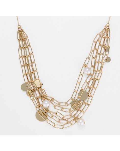 Collana Cosmos Pearl in oro giallo