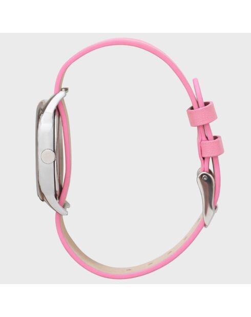 Montre Femme en Cuir Colorama rose