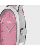 Montre Femme en Cuir Colorama rose