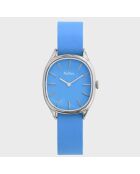 Montre Femme en Cuir Colorama bleue