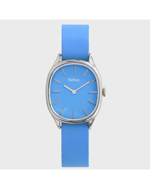 Montre Femme en Cuir Colorama bleue
