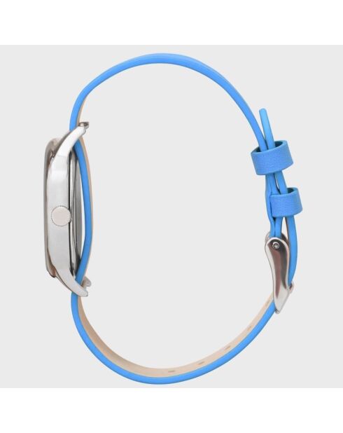 Montre Femme en Cuir Colorama bleue