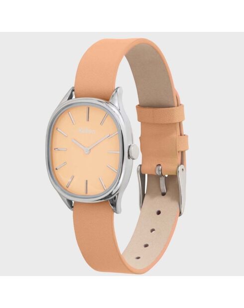 Montre Femme en Cuir Colorama beige
