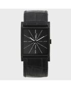 Montre Mixte en Cuir Astre Blackstar noire