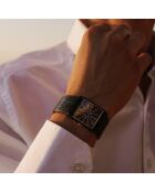 Montre Mixte en Cuir Astre Blackstar noire