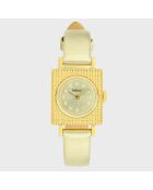 Orologio da donna in pelle Lady 50's Total Gold