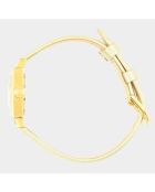 Orologio da donna in pelle Lady 50's Total Gold