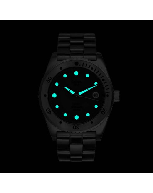 Montre de plongée Mixte en Acier 1955 30 ATM argenté/gris