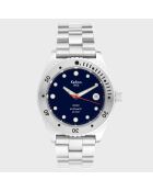 Montre de plongée Mixte en Acier 1955 40 ATM argenté/marine